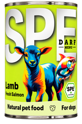 Afbeeldingen van DARF Menu Lam & Zalm 400g in Blik